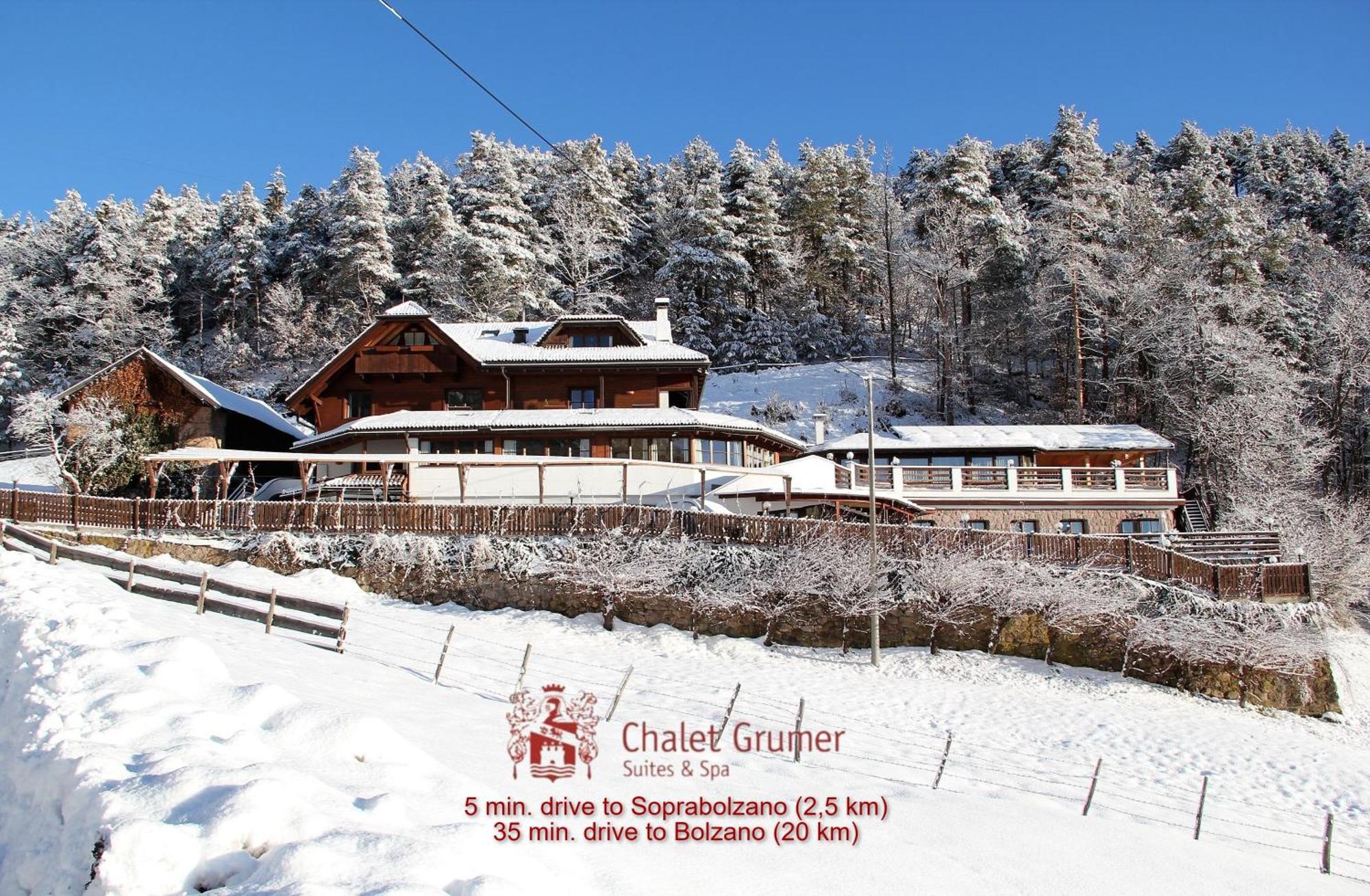Chalet Grumer Suites&Spa Soprabolzano Eksteriør bilde